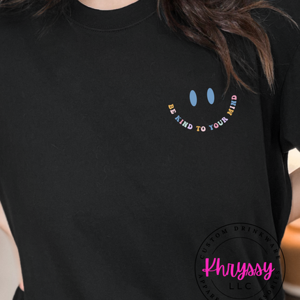 Mental Health Matters Shirt ⎸ Black Graphic Tee ⎸ Retro Design ⎸ Positive Message ⎸ Unisex