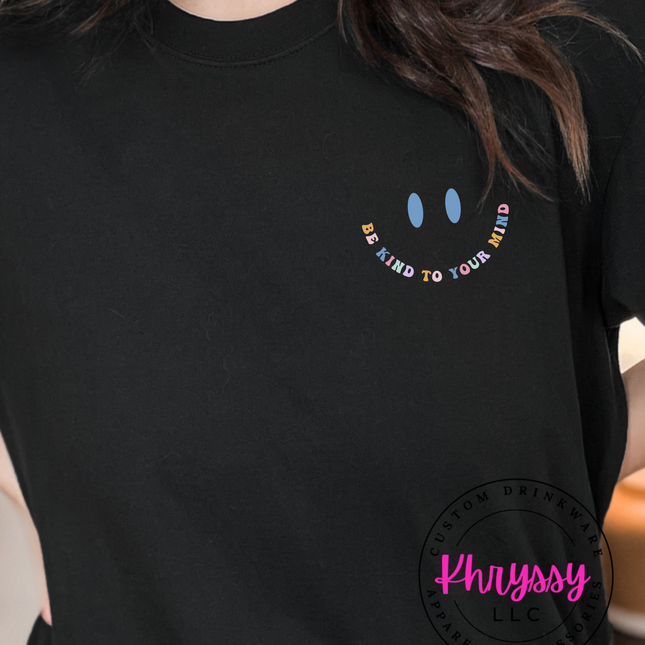 Mental Health Matters Shirt ⎸ Black Graphic Tee ⎸ Retro Design ⎸ Positive Message ⎸ Unisex