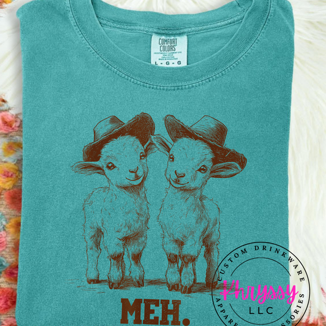 Funny Sheep T-Shirt for Women - Cute Animal Graphic Tee - Lazy Day Casual Wear - Humph Animal Meme Tee - Gift for Animal Lovers