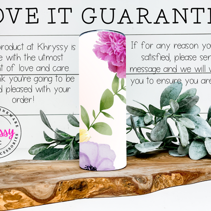 Mama & Blossoms Custom 20oz Tumbler with Straw