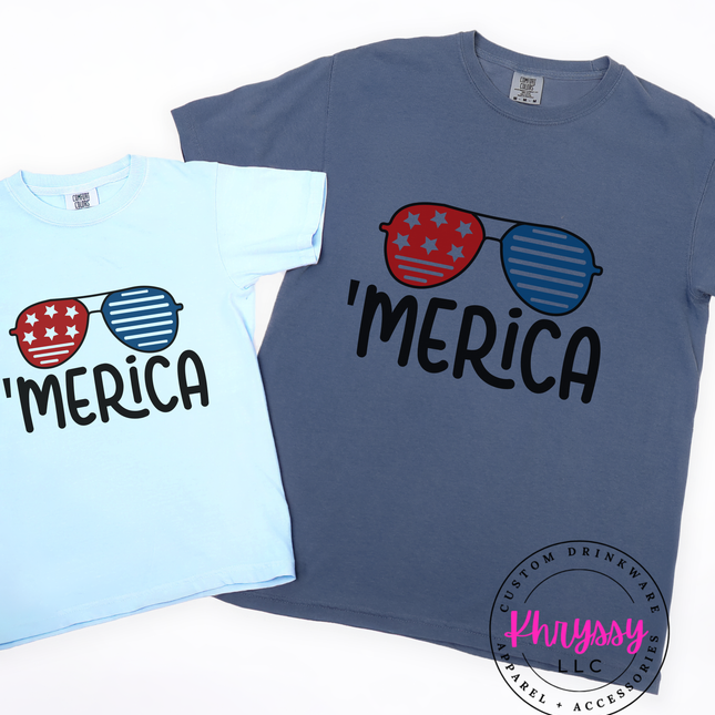 ’Merica Star And Stripe Sunglasses Playful Patriotic Summer Vibe