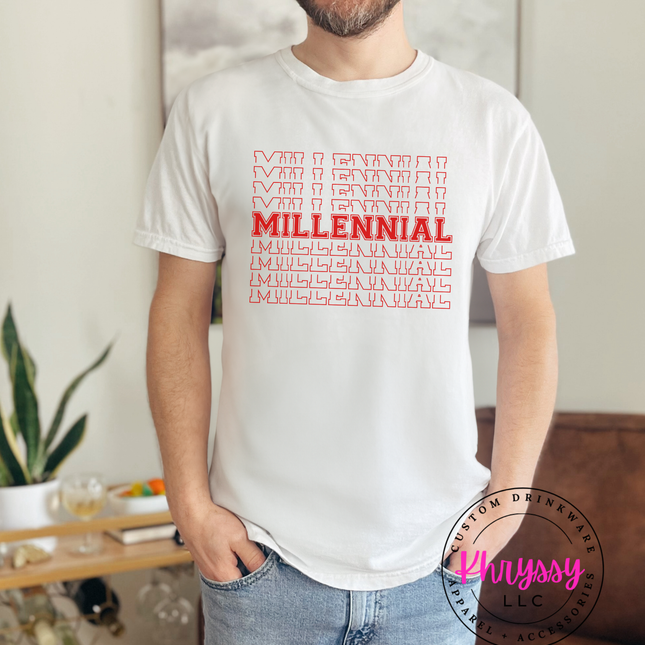 Millennial — Bold Red Generation Statement