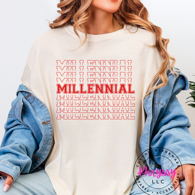 Millennial — Bold Red Generation Statement