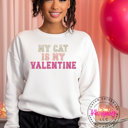 Pawsitively in Love: My Cat is My Valentine T-Shirt