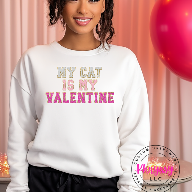 Pawsitively in Love: My Cat is My Valentine T-Shirt