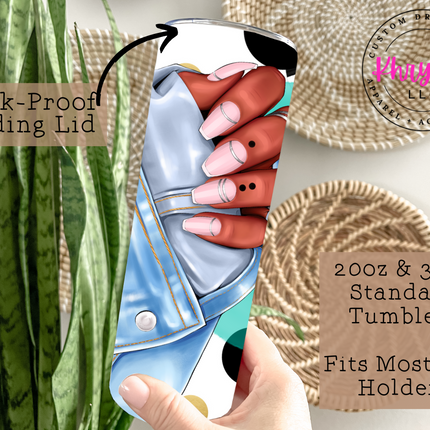 Nailed It Custom 20oz Tumbler with Straw