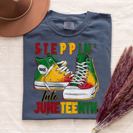 Stepping into Juneteenth Unisex Shirt - Celebrating Freedom and Equality!