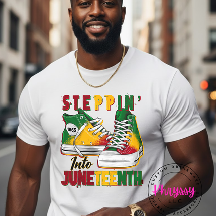 Stepping into Juneteenth Unisex Shirt - Celebrating Freedom and Equality!