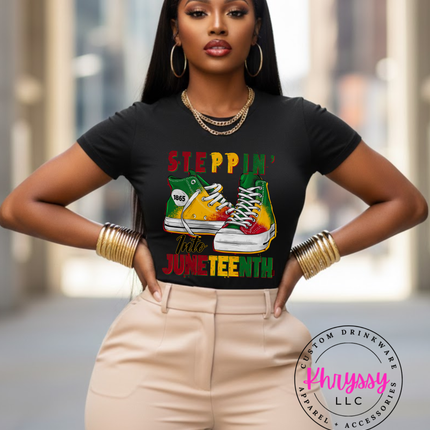 Stepping into Juneteenth Unisex Shirt - Celebrating Freedom and Equality!