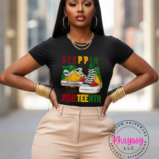 Stepping into Juneteenth Unisex Shirt - Celebrating Freedom and Equality!