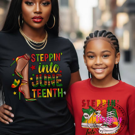 Stepping into Juneteenth Unisex Shirt - Celebrating Freedom and Equality!
