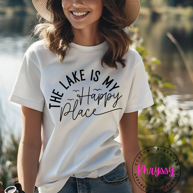 The Lake is my Happy Place Unisex Shirt