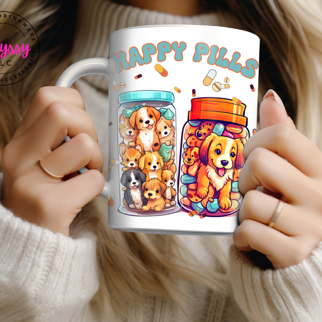 Pawscription Happy Pills 15oz Coffee Mug
