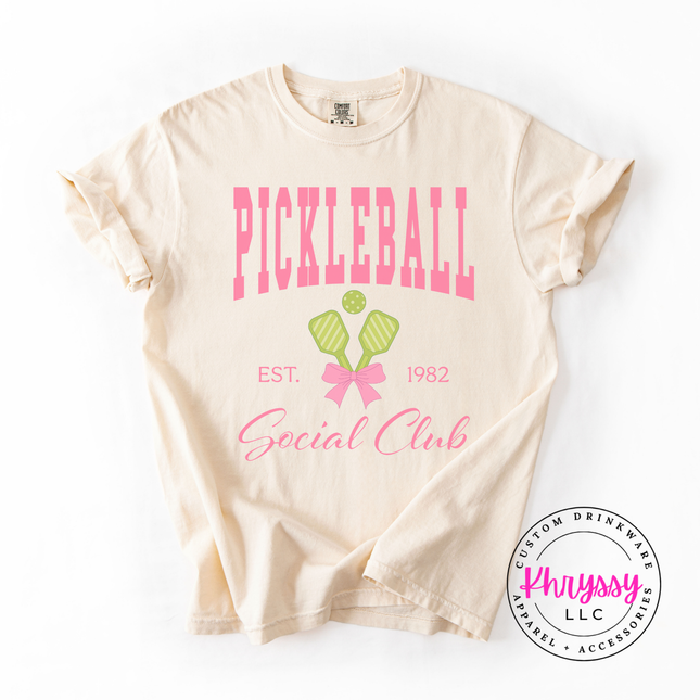 Pickleball Social Club Retro Pickleball Women's Lifestyle Fit Pickleball Gift