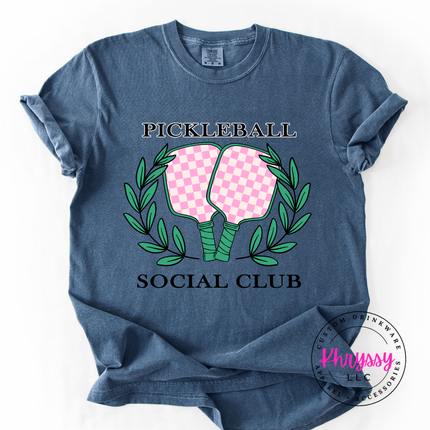 Pickleball Social Club Matching Duo Style Women's Pickleball Gift Court Crew Look