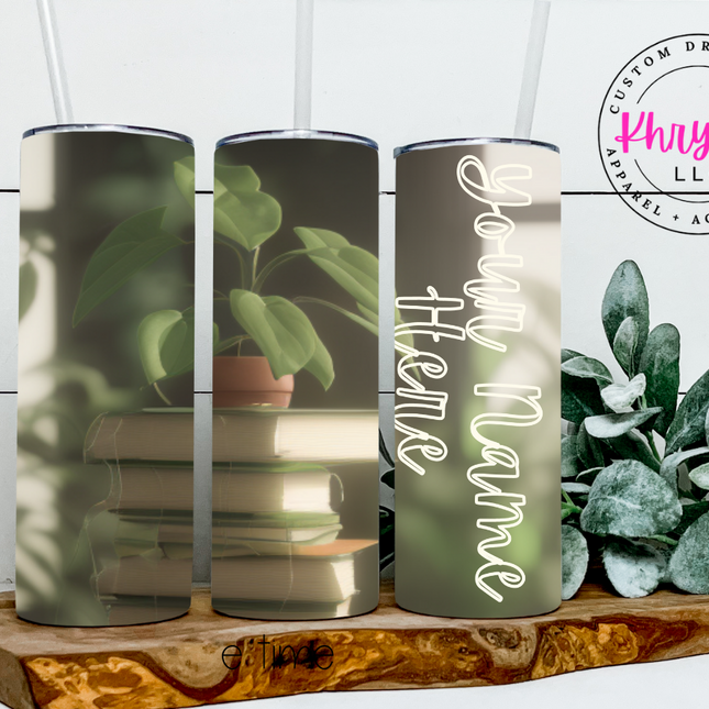 Plant Lady Custom 20oz Tumbler with Straw