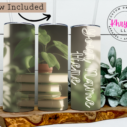 Plant Lady Custom 20oz Tumbler with Straw