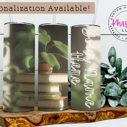 Plant Lady Custom 20oz Tumbler with Straw