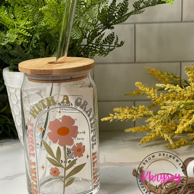 positive affirmation soda glass can