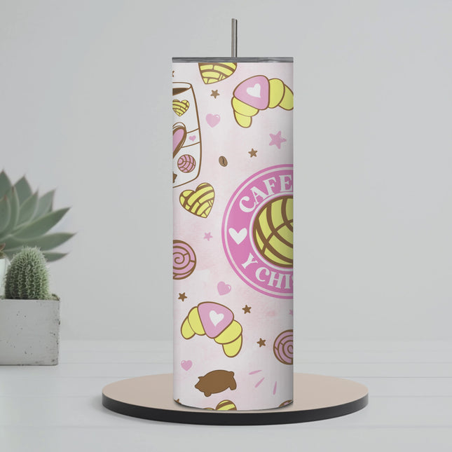 Cafecito Y Chisme 20oz Tumbler with Straw