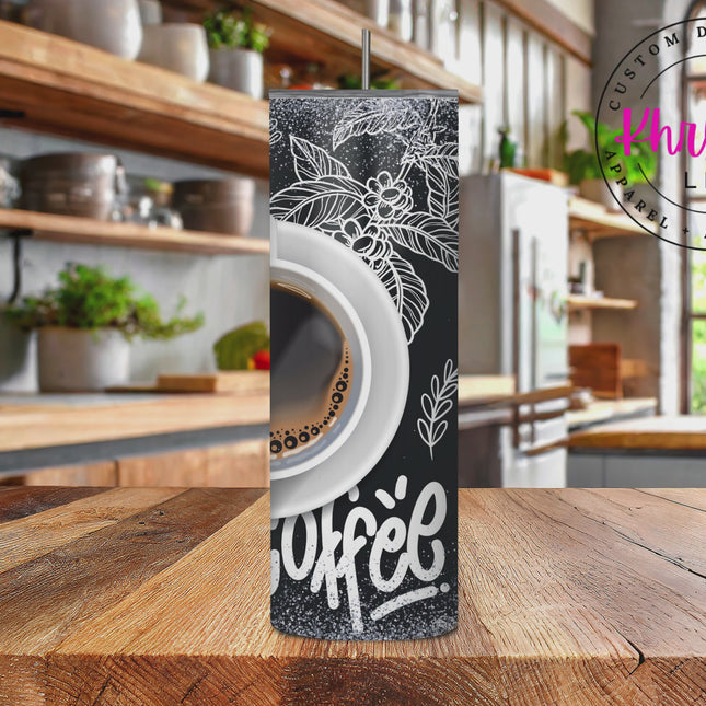 Coffee House 20oz Tumbler with Straw