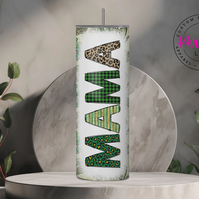 Mama's Lucky Charm 20oz Tumbler with Straw