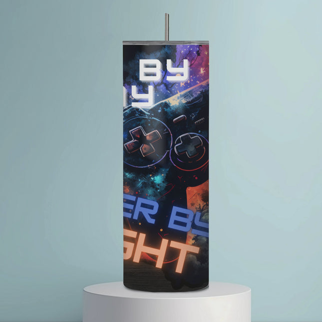 Dad by Day Gamer By Night 20oz Tumbler with Straw