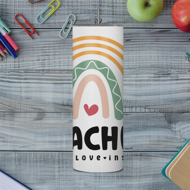 Personalized Teach Love Inspire Teacher 20oz Tumbler