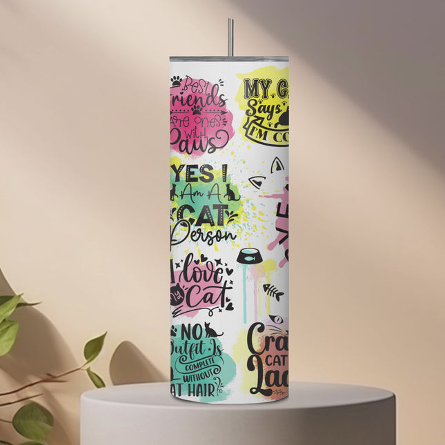 Easily Distracted By Cats 20oz Tumbler
