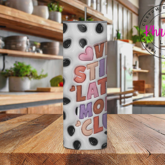 Overstimulated Mom's Club 20oz Tumbler with Straw