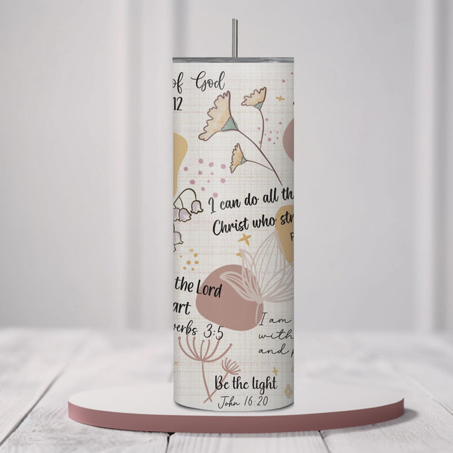 Divine Declarations 20oz Tumbler with Straw