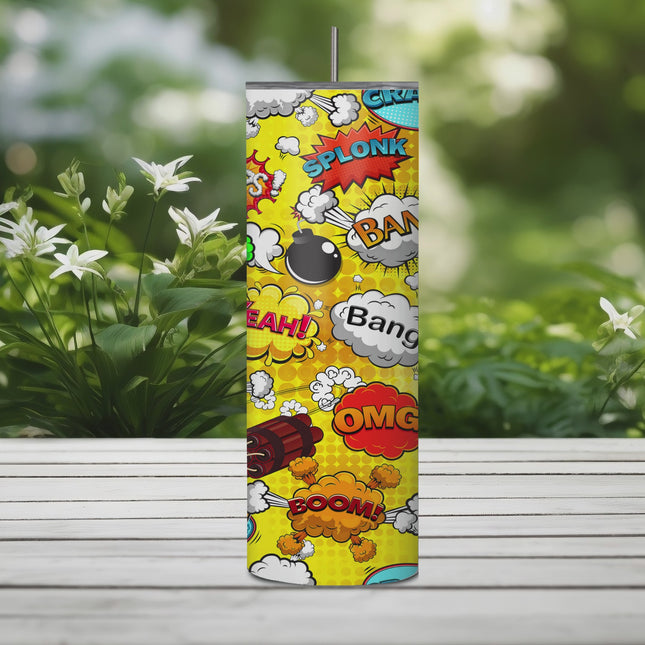 Comic Craze 20oz Tumbler with Straw