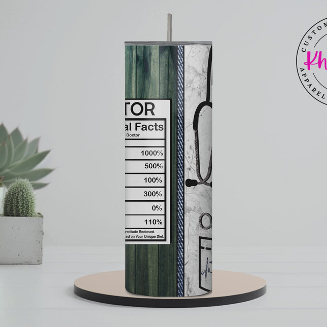 Doctor Appreciation 20oz Tumbler with Straw