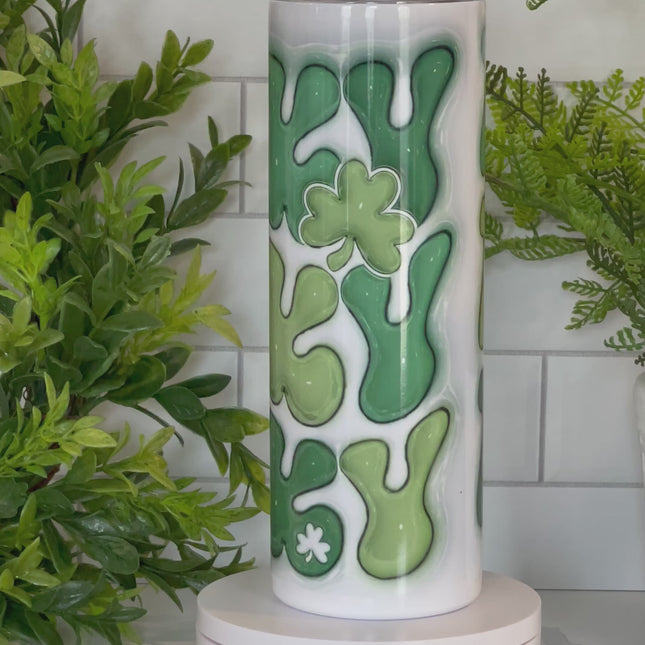 Lucky, Lucky, Lucky 20oz Tumbler with Straw