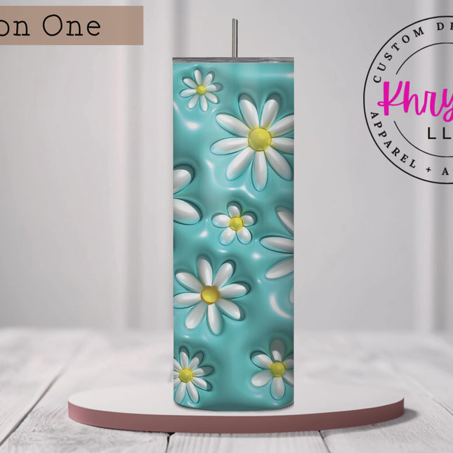 Daisy Dreamscape 20oz Tumbler with Straw