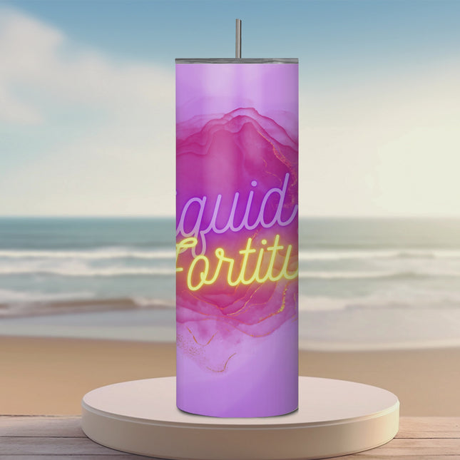 Liquid Fortitude Custom 20oz Tumbler with Straw