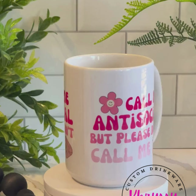 READY TO SHIP Antisocial Coffee Mug