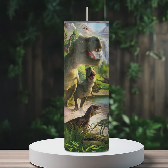 Dino Rampage 20oz Tumbler with Straw