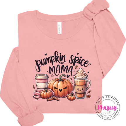 Pumpkin Spice Mama Fall Long Sleeve For Moms