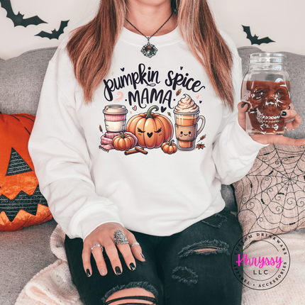 Pumpkin Spice Mama Fall Crewneck For Moms