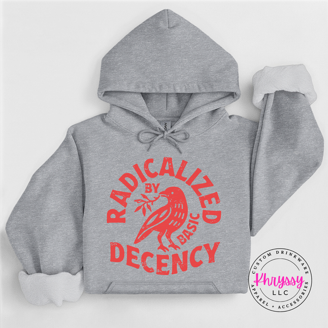 Cozy Gildan sarcastic activism hoodie with bold raven typography