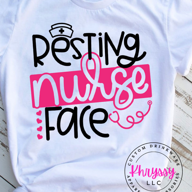 Resting Nurse Face Unisex Shirt