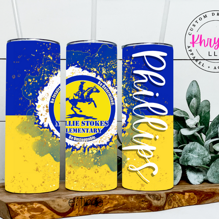 Custom School Spirit 20/30oz Tumbler with Straw