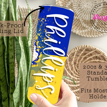 Custom School Spirit 20/30oz Tumbler with Straw