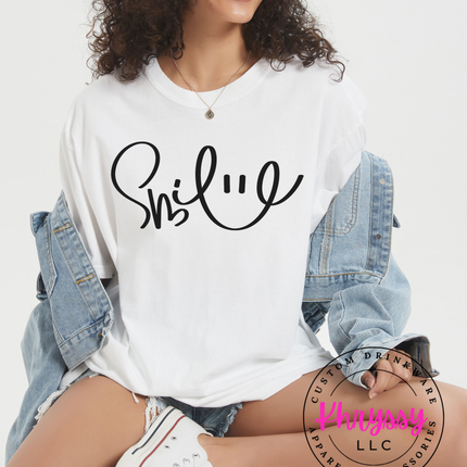 Shine — Bold Cursive Affirmation Statement