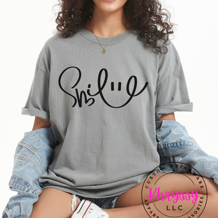 Shine — Bold Cursive Affirmation Statement