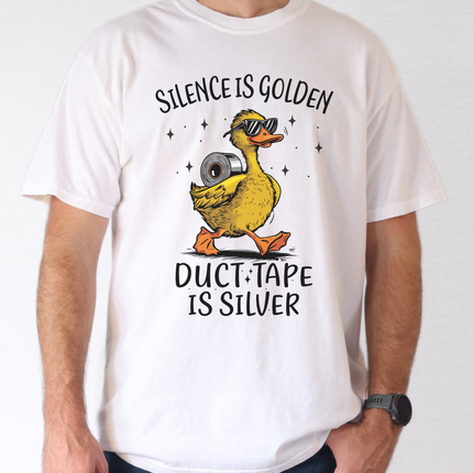 Silence Is Golden Duct Tape Is Silver Humor