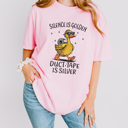 Silence Is Golden Duct Tape Is Silver Humor