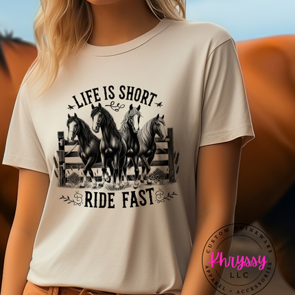 Life is Short Ride Fast Unisex Shirt