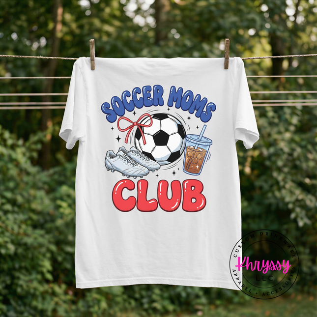 Soccer Moms Club Women's Soccer Mom Gift Game Day Style Sideline Life Look